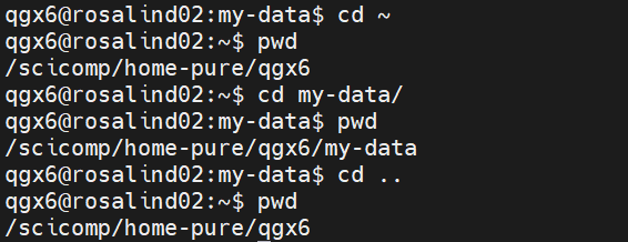 Navigation with special symbols